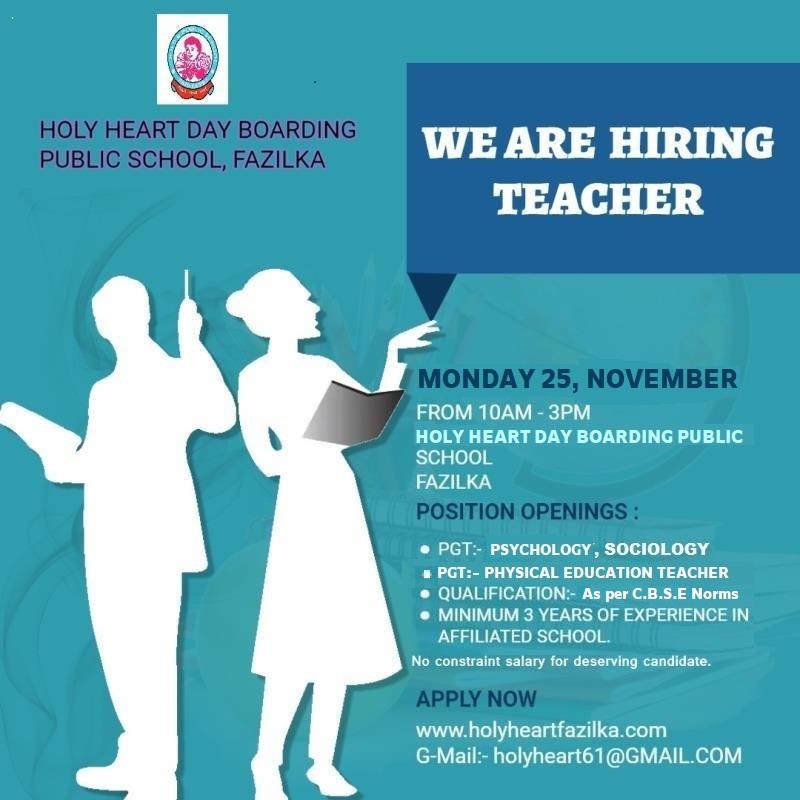 STAFF REQUIRED